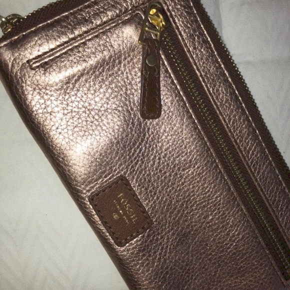 Fossil rose gold wallet - Picture 3 of 3